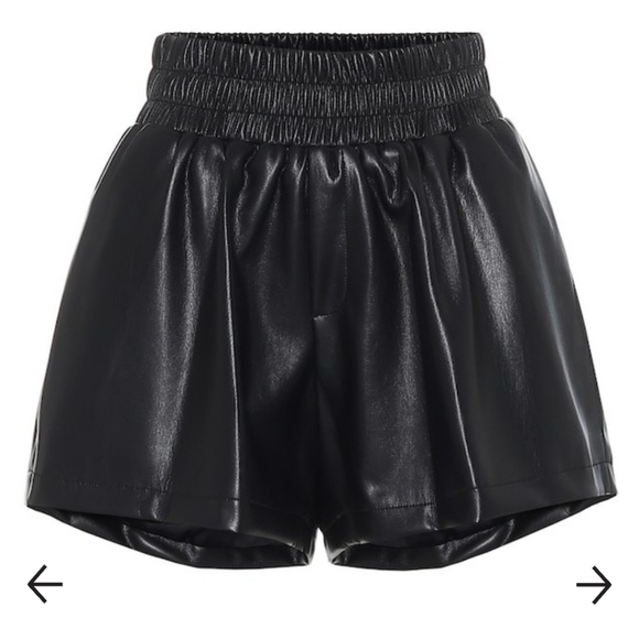 Les REVERIES FAUX LEATHER SHORTS